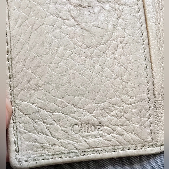 Chloé Cream Leather Key Wallet - Picture 4 of 7